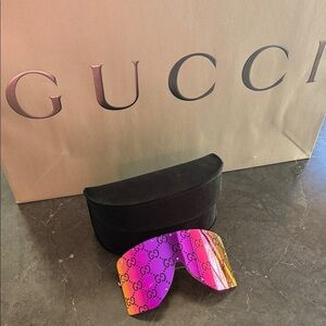 Gucci Women's Shield Sunglasses